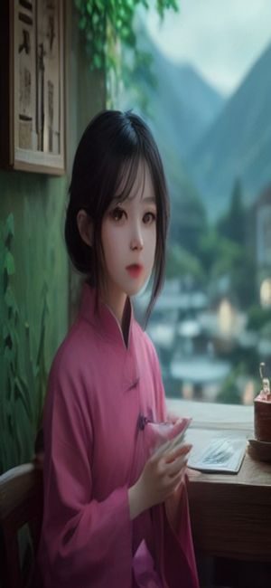 rpg App 的剧情章节阅读页,深酒红色背景配衬白色文字,底部有分支选择按钮,营造沉浸文学氛围